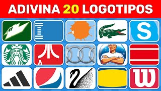 Adivina 20 logotipos en 3 segundos [upl. by Lutim]