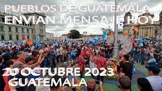 PUEBLOS DE GUATEMALA LLAMAN A RESISTIR PARA UN MEJOR FUTURO PARA TODOS LOS GUATEMALTECOS [upl. by Annaiuq261]