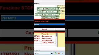 Disabilitare start and stop con Multiecuscan [upl. by Yorgen]