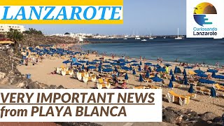 LANZAROTE  Today great news for our UK friends Updates from Playa Blanca [upl. by Elatsyrk]