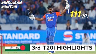 India vs Bangladesh 3rd T20 Highlights 2024  India vs Bangladesh  IND vs BAN 3rd T20 Highlights [upl. by Barren935]