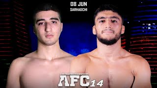 Amil Mustafali vs Samir Akhmedov  ASED14  Featherweight [upl. by Cornelle]