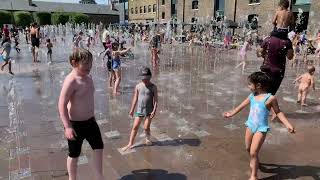 London Vlog21 Regents Park amp Water Fountains at Granary Square [upl. by O'Malley]