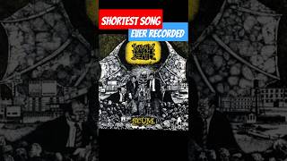 Napalm Deaths World Record metal shorts [upl. by Ydnac]