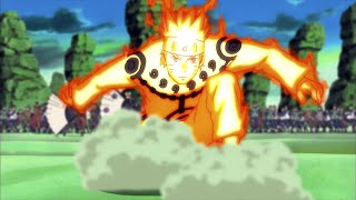 Naruto Enters The War  Everyone see Naruto’s Nine tails Mode For The First Time 60FPS [upl. by Ecirtnahc198]