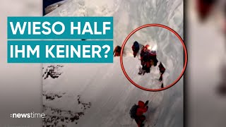 Über Leichen gehen für den Gipfel Bergsteiger lassen Sherpa auf K2 sterben [upl. by Mungam]