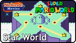 Super Mario World  World 8 Star World Multiplayer Walkthrough All Exits [upl. by Yorke422]