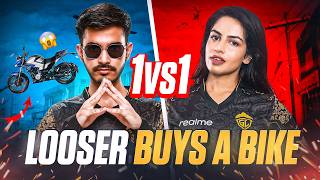 SHARKSHE 1v1 adminogaming19 Looser Buys a Bike CHALLENGE 😱💵💰 [upl. by Hilario]