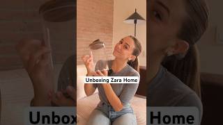 Unboxing Zara Home Parte 1✨ zarahome zara haul unboxing deco decoration casa home hogar [upl. by Siobhan]