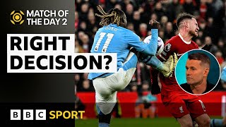 Should Liverpool have had a late penalty against Man City  Match of the Day 2 [upl. by Yrogreg]