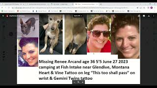 Missing Renee Arcand age 36 55 June 27 2023 camping at Fish Intake near Glendive Montana [upl. by Pacheco75]