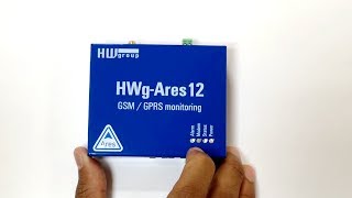 GSM Based Monitoring Device for Server Rooms Warehouses Cold Rooms HWG Ares 12 [upl. by Iorgos]