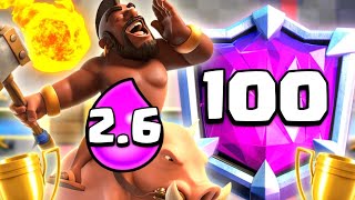 HOG 26 ROAD TO TOP 100 PART 22  CLASH ROYALE [upl. by Hawk]