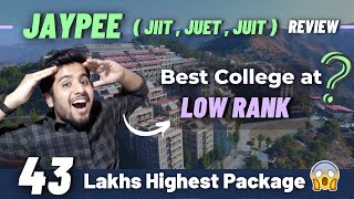 JAYPEE Review 🔥 Cse at low Rank 😍 Cutoff  JIIT Noida  JUET Guna  JUIT Solan College Review [upl. by Buxton]