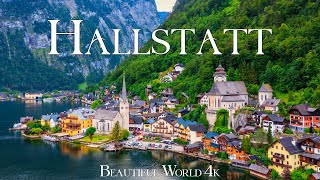 Hallstatt 4K  A Picturesque Village Hidden On The Banks Of One Of Austrias  Piano Music [upl. by Toma117]