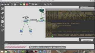 Lab 3 Vlan Configuration on Swtich [upl. by Ailime]