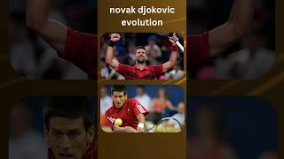 novak djokovic Evolution novakdjokovic novaking tennisplayer tennis [upl. by Huskey]