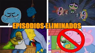 10 Episodios Eliminados de Caricaturas que NO eran para Niños [upl. by Lindbom122]