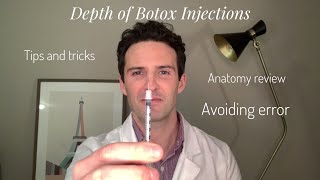 Injectors Anatomy botox depth around the face [upl. by Presber]