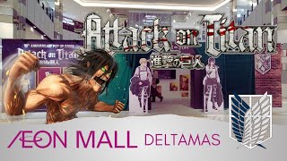 Attack on Titan In Aeon Mall Deltamas Cikarang 200924 [upl. by Tegdig]