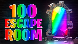 100 Level Escape Room  Tutorial  Fortnite [upl. by Artemas289]