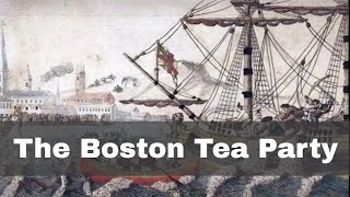 16th December 1773 The Boston Tea Party throws a shipment of tea overboard [upl. by Trinia]