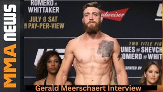 Gerald Meerschaert talks UFC Vegas 96 fight with Edmen Shahbazyan [upl. by Aytak674]