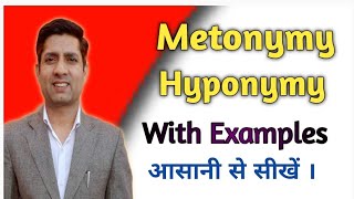 Hyponymy  Metonymy  Semantics [upl. by Chandal160]