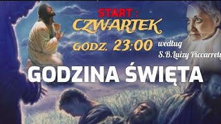 Godzina Święta z Jezusem w Ogrójcu [upl. by Ellivnarg]