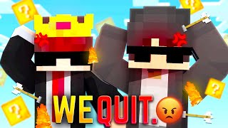 We Almost QUIT MINECRAFT Because of This [upl. by Haerr37]