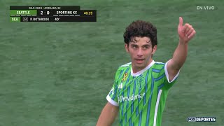 ¡ROTHROCK HACE EL SEGUNDO 🔥  Sounders 20 Sporting KC  MLSenFOX [upl. by Yeh157]