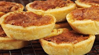 Butter Tarts Classic Version  Joyofbakingcom [upl. by Akiner127]