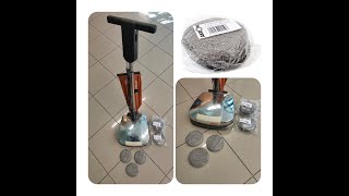 Discos cristalizadores de 3 para enceradoras tipo LUX ELECTROLUX KARCHER HOOVER [upl. by Ecirtahs266]