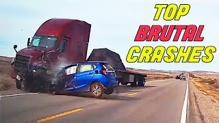 MOST BRUTAL CAR CRASHES OF THE YEAR [upl. by Ylsew]