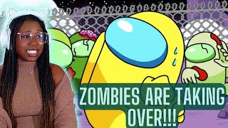 Zombies Are Taking Over  GameToons Among Us Logic 15 Zombie Plague Cartoon Animation Reaction [upl. by Kori540]