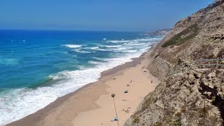 Praia da Aguda em Sintra Portugal  Beleza agreste [upl. by Garvin]