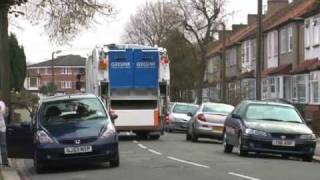 Volvo FE Hybride truck test in Londen [upl. by Marena]