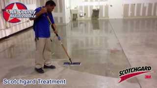 Concrete Polishing Fort Lauderdale  Garage Floor Polishing  Scotchgard Stone Protector [upl. by Emelin610]