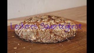 Frisches Roggenbrot mit Sauerteig backen  von AZ  mit himmlischer Kruste [upl. by Zsa Zsa]