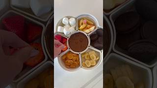 ASMR FONDUE TRAY RESTOCK asmr satisfying fondue datenight snackidea snacks dessert [upl. by Ikcaj]