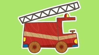 The Car Toons A New Cartoon A Fire Truck [upl. by Anailuy]