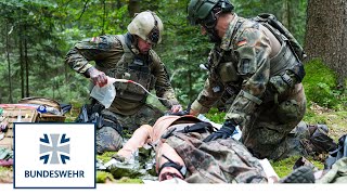 Einzelkämpfer der Sanitäter Sondertraining Taktische Verwundetenversorgung  Bundeswehr [upl. by Nesral928]