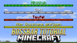 BOSSBAR Befehl  Minecraft Tutorial Snapshot 18w05a [upl. by Bayard]