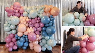 DIY Organic Balloon Wall [upl. by Ursula]