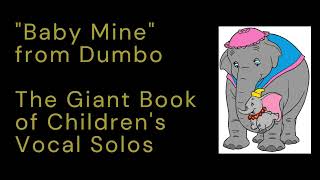 quotBaby Minequot Dumbo Piano Accompaniment TrackKaraokeLyrics [upl. by Enilemme724]