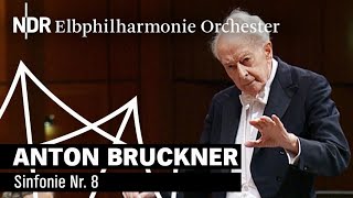 Anton Bruckner Sinfonie Nr 8 mit Günter Wand 2000  NDR Elbphilharmonie Orchester [upl. by Gifferd516]