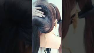 Donut  Bun amp Easy Hairstyle Tutorial 🥰🎀shorts viral từtorial youtubeshorts hairstyle wedding [upl. by Gusty]