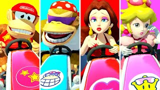 Mario Kart 8 Deluxe Wave 6 DLC  All Characters Lose Animations Karts [upl. by Narrat837]