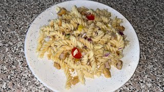 Cold Chicken pasta salad chickenpasta pasta pastarecipe pastarecipes [upl. by Mita874]