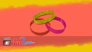 Reciclado de botellas de plástico Pulseras para jugar [upl. by Aniweta289]